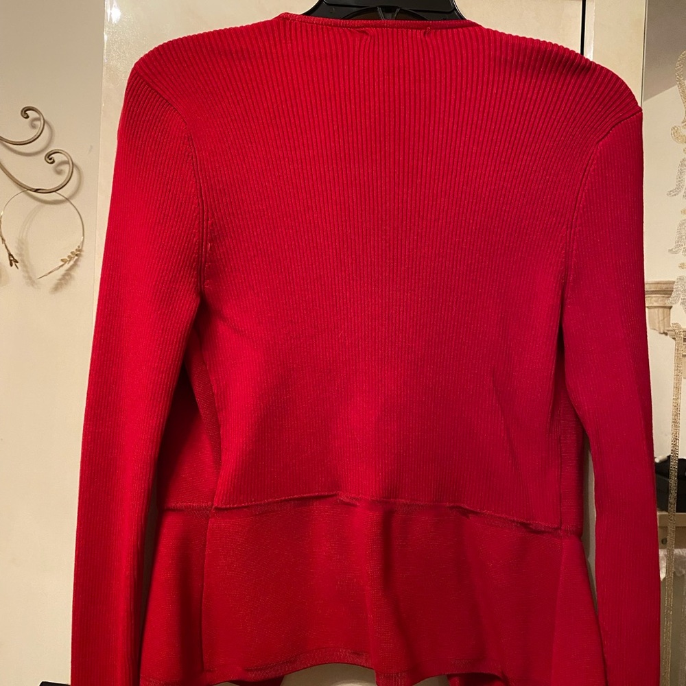 Cache Red Blazer Jacket. Size Medium In Great Con… - image 3